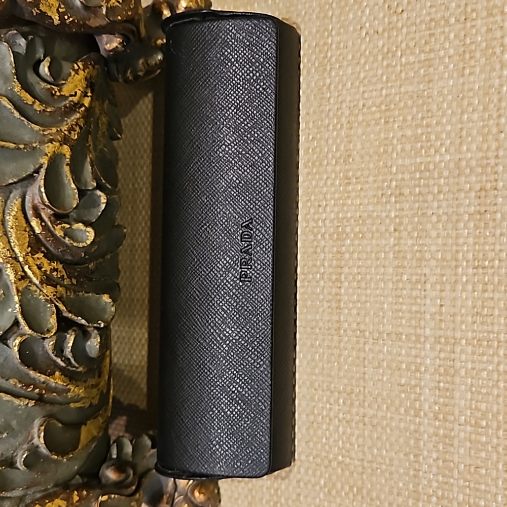 Prada Hard Shell Eyeglass Case Black